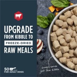Instinct Freeze-Dried Raw Meals Real Beef Recipe Grain-Free Dog Food -Cozy Paws 219420 PT2. AC SS1800 V1690553133