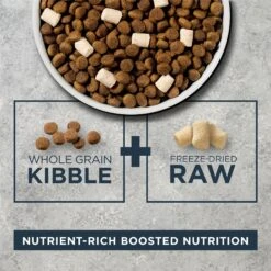 Instinct Raw Boost Puppy Whole Grain Real Chicken & Brown Rice Recipe Freeze-Dried Raw Coated Dry Dog Food -Cozy Paws 219423 PT2. AC SS1800 V1663711495