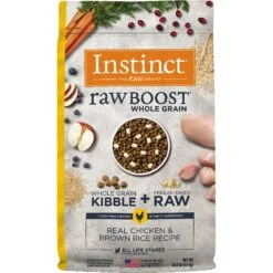 Instinct Raw Boost Whole Grain Real Chicken & Brown Rice Recipe Freeze-Dried Raw Coated Dry Dog Food