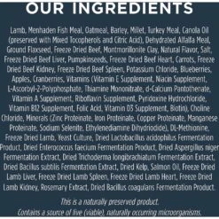 Instinct Raw Boost Whole Grain Real Lamb & Oatmeal Recipe Freeze-Dried Raw Coated Dry Dog Food -Cozy Paws 219429 PT5. AC SS1800 V1583521435