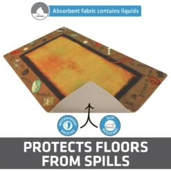 Drymate Bow Wow Border Dog Bowl Place Mat 12 Drymate Bow Wow Border Dog Bowl Place Mat -Cozy Paws 222049 PT3. AC SS1800 V1651239396