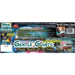 Gentle Giants Natural Non-GMO Dog & Puppy Chicken Dry Dog Food -Cozy Paws 222134 PT6. AC SS1800 V1685726998