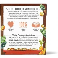 The Honest Kitchen One Pot Stews Roasted Beef Stew Wet Dog Food -Cozy Paws 222793 PT1. AC SS1800 V1613202984