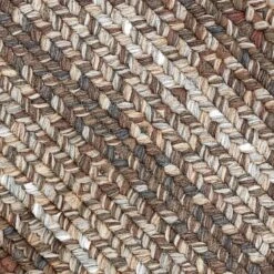 Homespice Bone Shaped Ultra Durable Braided Dog & Cat Placemat -Cozy Paws 223196 PT1. AC SS1800 V1585227994