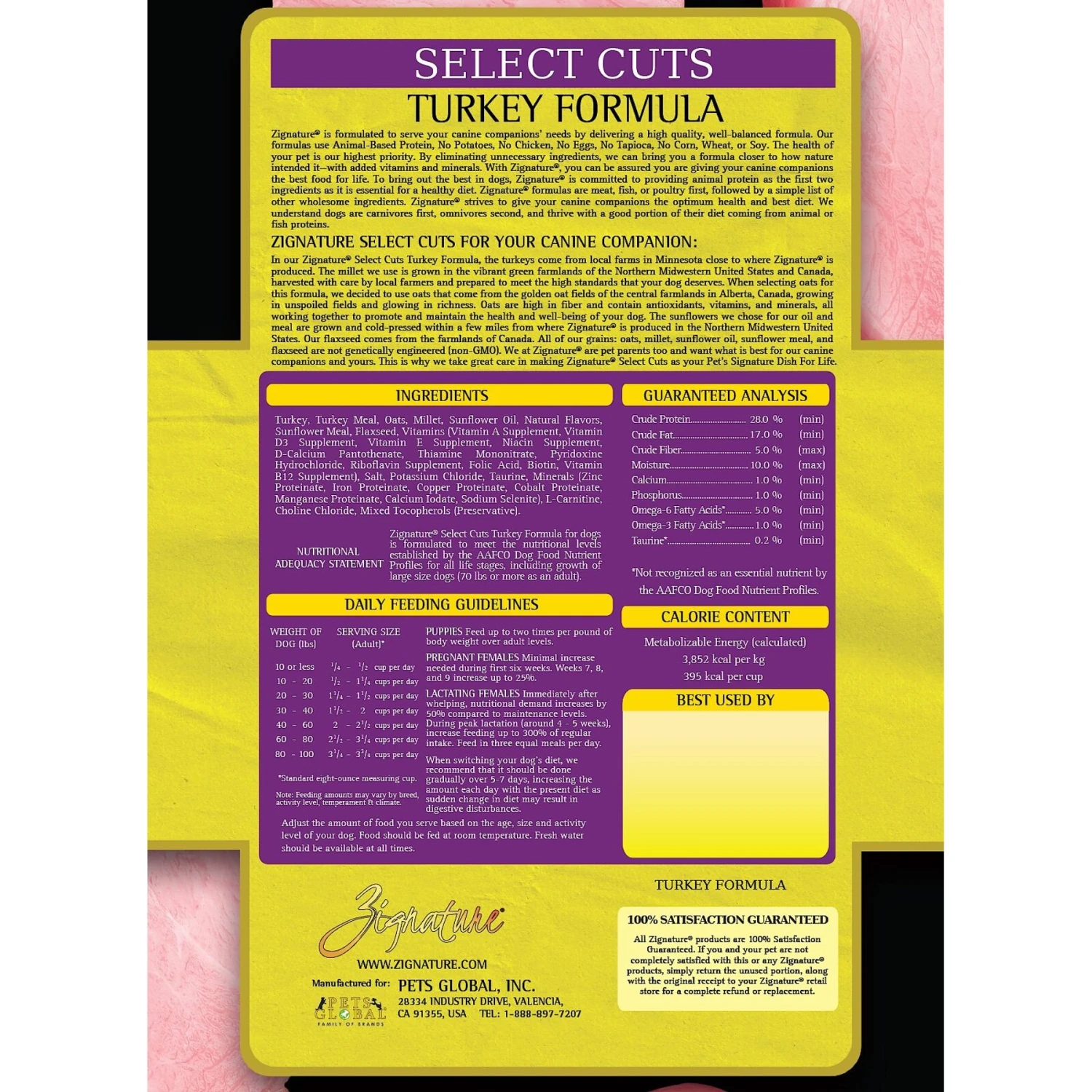 Zignature Select Cuts Turkey Formula Dry Dog Food 4 Zignature Select Cuts Turkey Formula Dry Dog Food - Image 2