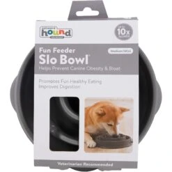 Outward Hound Fun Feeder Drop Dog Bowl, Grey -Cozy Paws 226744 PT6. AC SS1800 V1694285463