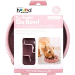 Outward Hound Non-Skid Plastic Slow Feeder Wave Dog Bowl -Cozy Paws 226749 PT7. AC SS1800 V1595524571