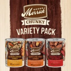 Merrick Chunky Recipes Grain-Free Wet Dog Food Variety Pack -Cozy Paws 227052 PT1. AC SS1800 V1643413594