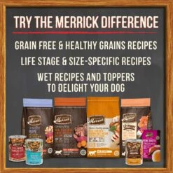 Merrick Chunky Recipes Grain-Free Wet Dog Food Variety Pack -Cozy Paws 227052 PT7. AC SS1800 V1643411521