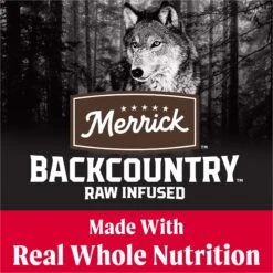 Merrick Backcountry Raw Infused Grain-Free Great Plains Red Recipe Freeze-Dried Dog Food -Cozy Paws 227195 PT4. AC SS1800 V1679596215
