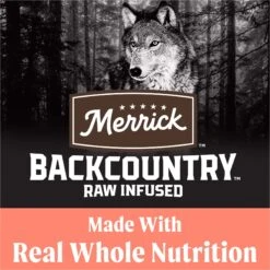 Merrick Backcountry Raw Infused Grain-Free Chicken-Free Pacific Catch Recipe Dry Dog Food -Cozy Paws 227196 PT4. AC SS1800 V1679596454