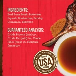 Merrick Beef Bone Broth Grain-Free Wet Dog Food Topper -Cozy Paws 227232 PT4. AC SS1800 V1686074154