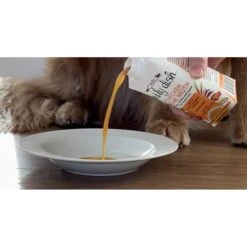 Caru Daily Dish Chicken Broth Human-Grade Dog & Cat Wet Food Topper, 1.1-lb Bottle -Cozy Paws 227867 PT5. AC SS1800 V1700598897