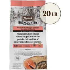 Merrick Backcountry Chicken-Free Raw Infused Pacific Catch Recipe With Healthy Grains Dry Dog Food -Cozy Paws 229218 PT2. AC SS1800 V1693245084