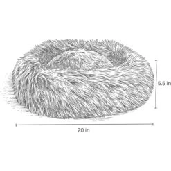 Mau Lifestyle Fluffi Donut Dog & Cat Bed -Cozy Paws 230606 PT7. AC SS1800 V1603417903