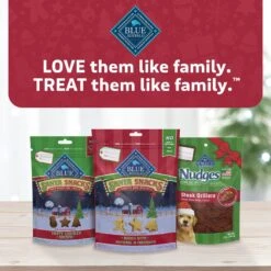 Blue Buffalo Santa Snacks Tasty Chicken Recipe Soft-Moist Dog Treats, 4.5-oz Bag -Cozy Paws 230643 PT6. AC SS1800 V1695055439