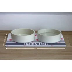 904 Custom Flock Of Flamingos Personalized Dog & Cat Placemat -Cozy Paws 230906 PT2. AC SS1800 V1636414349