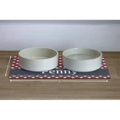 904 Custom Polka Dot Personalized Dog & Cat Placemat 8 904 Custom Polka Dot Personalized Dog & Cat Placemat -Cozy Paws 230910 PT2. AC SS1800 V1636414032