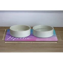 904 Custom Abstract Watercolor Personalized Dog & Cat Placemat -Cozy Paws 230918 PT2. AC SS1800 V1636413094