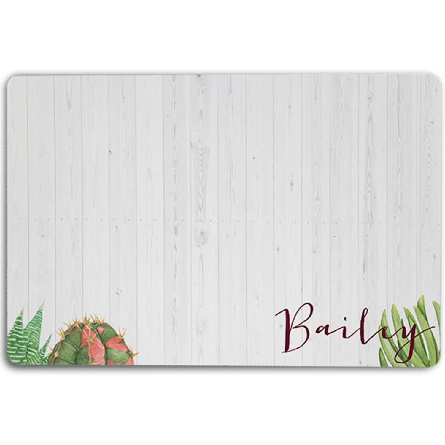 904 Custom Cactus Personalized Dog & Cat Placemat 3 904 Custom Cactus Personalized Dog & Cat Placemat