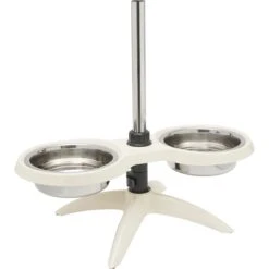 Frisco Adjustable Stainless Steel Double Elevated Dog Bowls 11 Frisco Adjustable Stainless Steel Double Elevated Dog Bowls -Cozy Paws 232097 PT2. AC SS1800 V1605110599