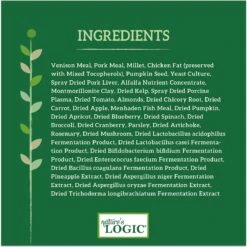 Nature's Logic Canine Venison Meal Feast All Life Stages Dry Dog Food -Cozy Paws 232103 PT6. AC SS1800 V1617028009