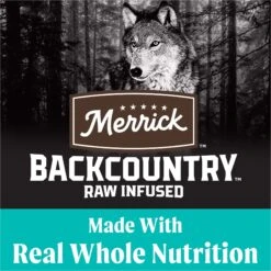 Merrick Backcountry Raw Infused Grain-Free Game Bird Recipe Freeze-Dried Dog Food -Cozy Paws 232309 PT4. AC SS1800 V1679596273