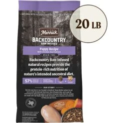 Merrick Backcountry Raw Infused Grain-Free Puppy Recipe Freeze-Dried Dog Food -Cozy Paws 232313 PT2. AC SS1800 V1678375833