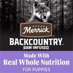 Merrick Backcountry Raw Infused Grain-Free Puppy Recipe Freeze-Dried Dog Food -Cozy Paws 232313 PT4. AC SS1800 V1678311942
