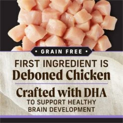 Merrick Backcountry Raw Infused Grain-Free Puppy Recipe Freeze-Dried Dog Food -Cozy Paws 232313 PT8. AC SS1800 V1643406721