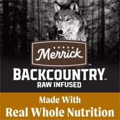 Merrick Backcountry Raw Infused Grain-Free Big Game Recipe Freeze-Dried Dog Food -Cozy Paws 232315 PT4. AC SS1800 V1693247817