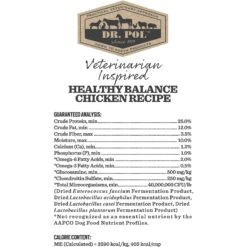 Dr. Pol Healthy Balance Chicken Recipe Dry Dog Food -Cozy Paws 232528 PT4. AC SS1800 V1588102822