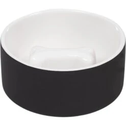 PAIKKA Slow Feed Ceramic Dog & Cat Bowl