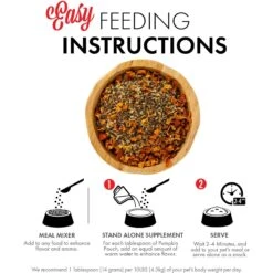 Grandma Lucy's Pumpkin Pouch Skin & Coat Freeze-Dried Dog & Cat Food Topper, 6-oz Bag -Cozy Paws 234290 PT4. AC SS1800 V1676647252