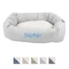 Majestic Pet Palette Heathered Sherpa Personalized Bagel Cat & Dog Bed 2 Majestic Pet Palette Heathered Sherpa Personalized Bagel Cat & Dog Bed -Cozy Paws 234643 MAIN. AC SS1800 V1619449369