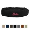 Majestic Pet Suede Personalized Bagel Cat & Dog Bed -Cozy Paws 234667 MAIN. AC SS1800 V1619448730
