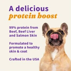 Halo Beef & Salmon Skin Recipe Freeze-Dried Raw Skin & Coat Dog Food Topper 10 Halo Beef & Salmon Skin Recipe Freeze-Dried Raw Skin & Coat Dog Food Topper -Cozy Paws 234823 PT5. AC SS1800 V1657656381
