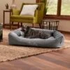 Frisco Rectangular Personalized Bolster Dog Bed W/Removable Cover 2 Frisco Rectangular Personalized Bolster Dog Bed W/Removable Cover -Cozy Paws 234946 MAIN. AC SS1800 V1600207381
