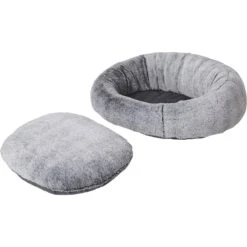 Frisco Plush Camel Back Donut Bolster Cat & Dog Bed -Cozy Paws 235028 PT5. AC SS1800 V1600389402