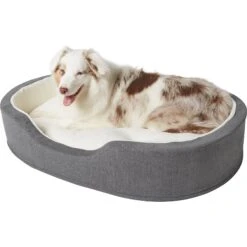 Frisco Bolster Cat & Dog Bed -Cozy Paws 235034 PT2. AC SS1800 V1600479735