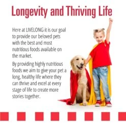 Livelong Healthy & Strong Lamb, Beef & Sweet Potato Recipe Wet Dog Food, 12.5-oz Can, Case Of 12 13 Livelong Healthy & Strong Lamb, Beef & Sweet Potato Recipe Wet Dog Food, 12.5-oz Can, Case Of 12 -Cozy Paws 235064 PT5. AC SS1800 V1589915473