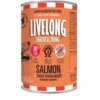 Livelong Healthy & Strong Salmon & Sweet Potato Recipe Wet Dog Food, 12.8-oz Can, Case Of 12