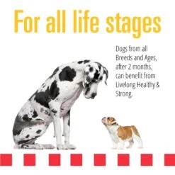 Livelong Healthy & Strong Duck & Sweet Potato Recipe Wet Dog Food, 12.5-oz Can, Case Of 12 -Cozy Paws 235070 PT3. AC SS1800 V1589915483