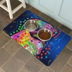 Bungalow Flooring Pug By Dean Russo Place Dog Mat, 36 X 23-in -Cozy Paws 235689 PT4. AC SS1800 V1615337197