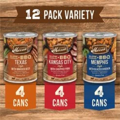 Merrick Slow Cooked BBQ Variety Pack Grain-Free Wet Dog Food -Cozy Paws 236265 PT1. AC SS1800 V1683570546