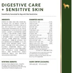 Veterinary Select Digestive Care + Sensitive Skin Dry Dog Food, 8.5-lb Bag -Cozy Paws 238577 PT4. AC SS1800 V1591728378