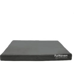 FurHaven Deluxe Oxford Orthopedic Indoor/Outdoor Dog & Cat Bed With Removable Cover -Cozy Paws 238773 PT2. AC SS1800 V1606376224