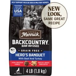Merrick Backcountry Freeze-Dried Raw Hero's Banquet Recipe Dry Dog Food