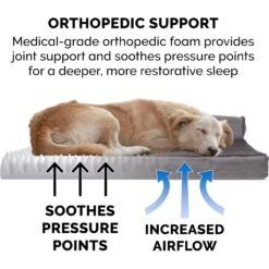 FurHaven Plush Deluxe Chaise Orthopedic Cat & Dog Bed With Removable Cover -Cozy Paws 242784 PT5. AC SS1800 V1703799942