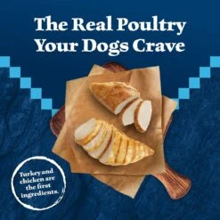 Blue Buffalo Wilderness Turkey & Chicken Grill With Oats & Barley Adult Wet Dog Food -Cozy Paws 242857 PT2. AC SS1800 V1628004078